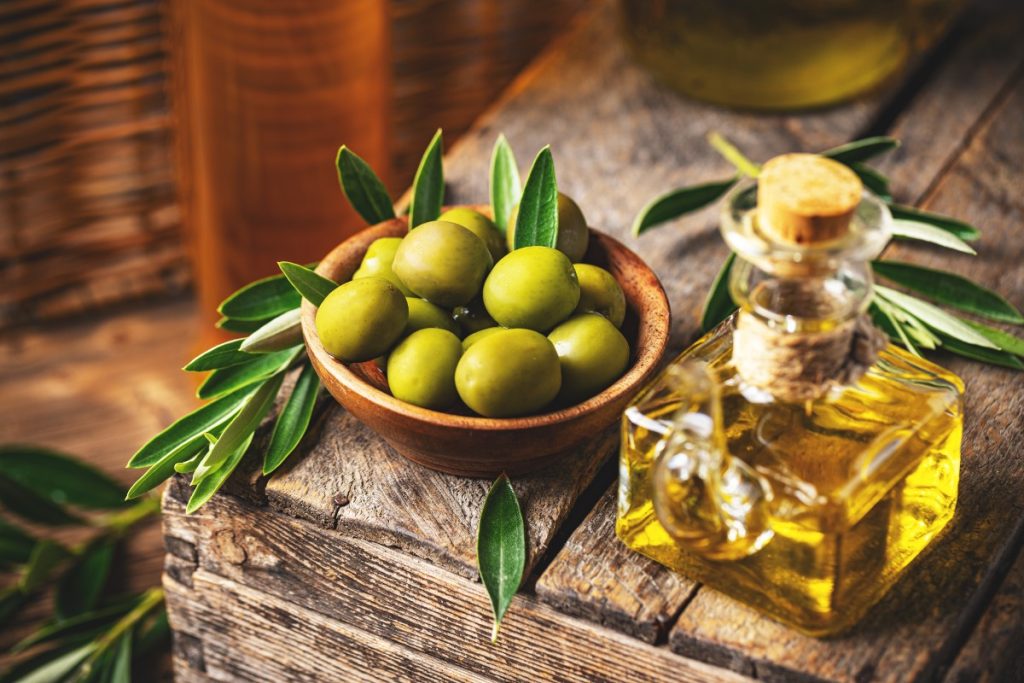 olives et huile d'olive