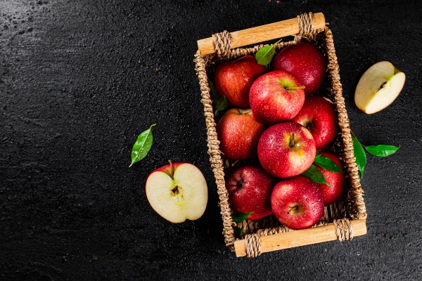 pommes rouges bien mures